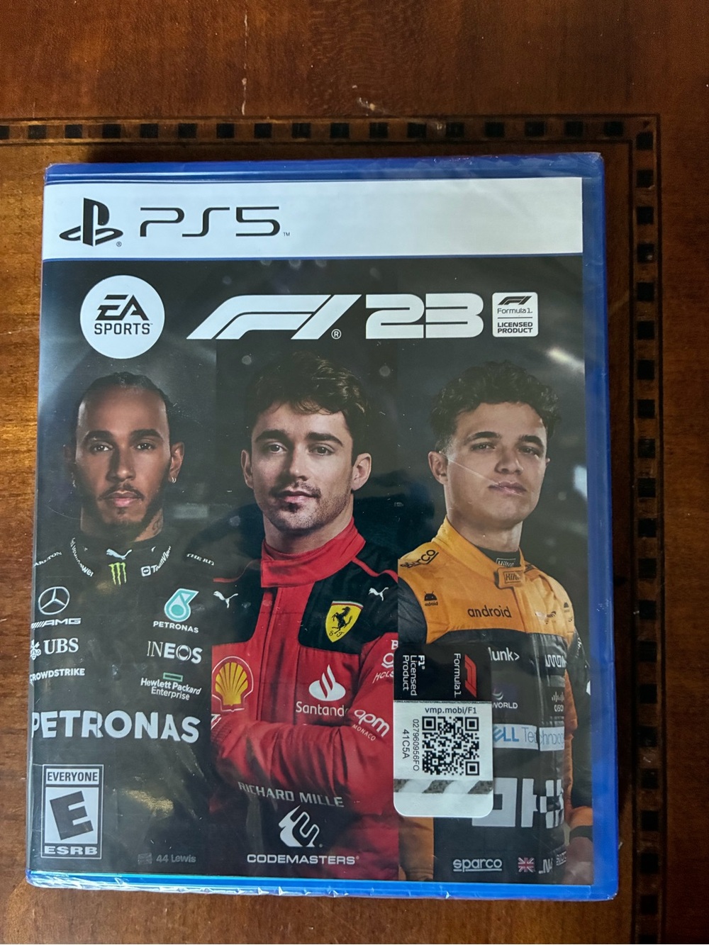 Sony PS5 F1 23 Video Game - Blue and Black Cover